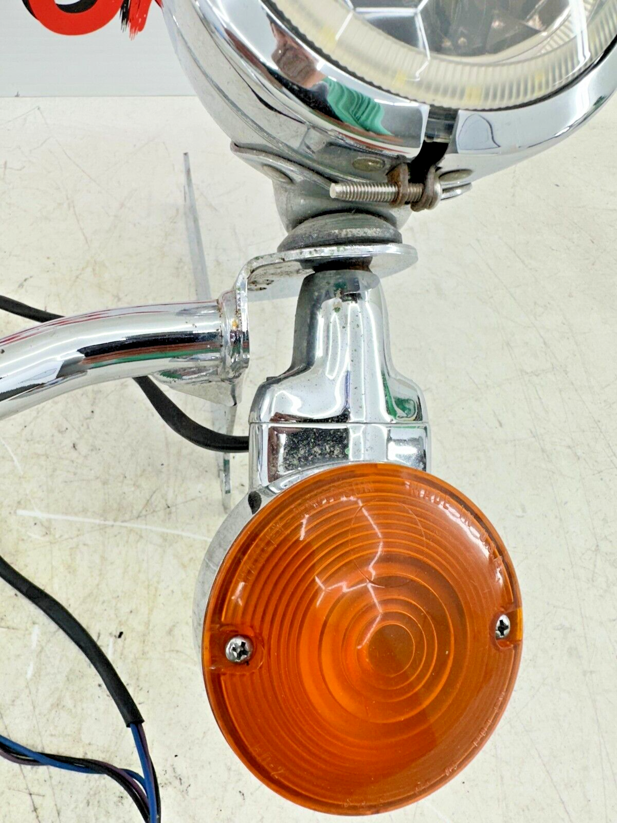 1999 HARLEY FLH ELECTRA GLIDE Fog Highway Turn Signal Light Bar Custom Dynamics