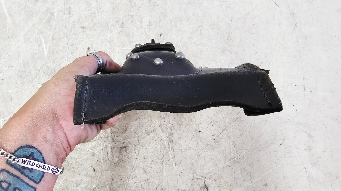1993 HARLEY SOFTAIL Leather Fuel Tank Filler Panel Pouch Console