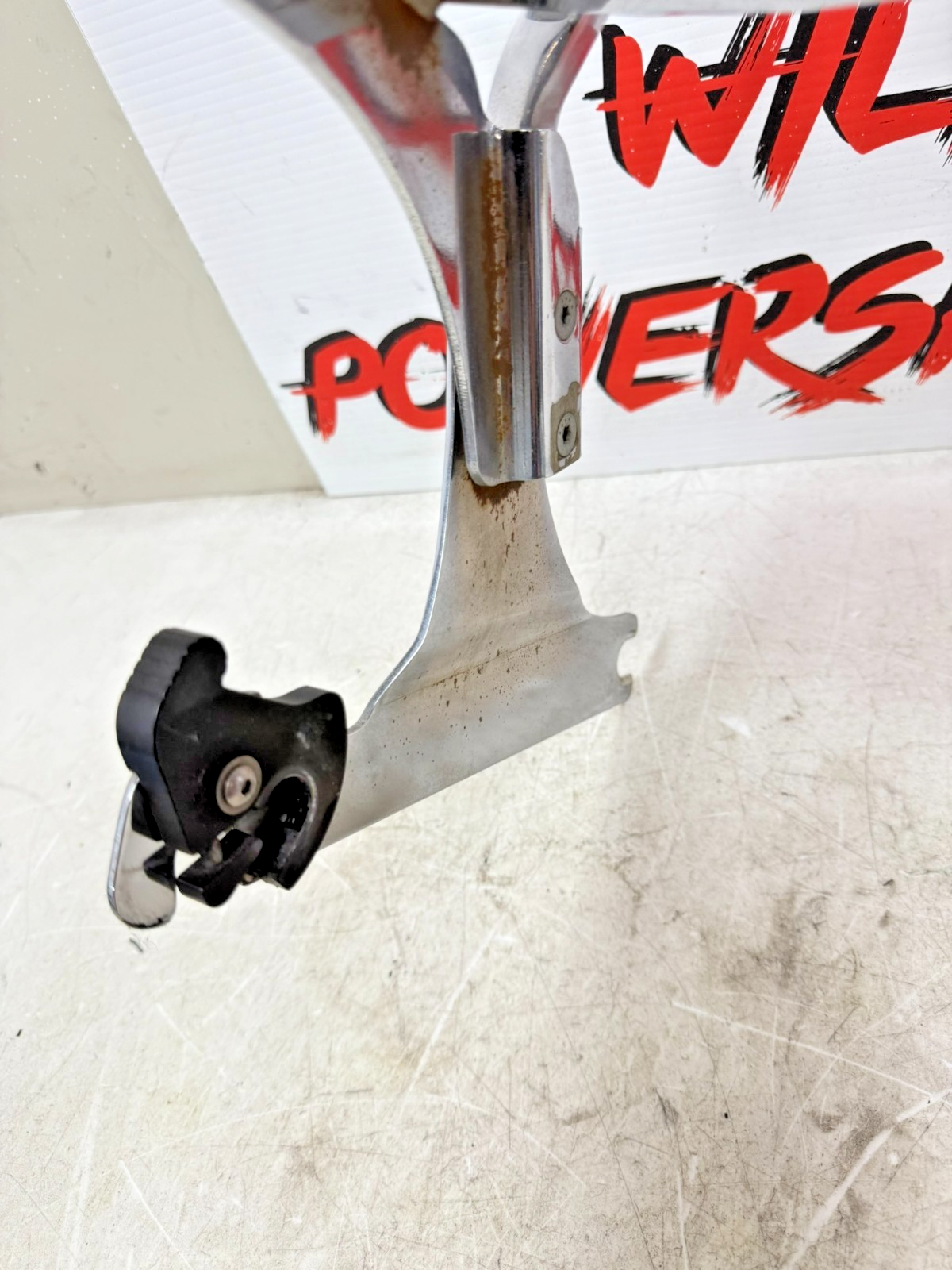 1997 HARLEY DAVIDSON SOFTAIL Chrome Rear Backrest Sissy Bar Luggage Rack