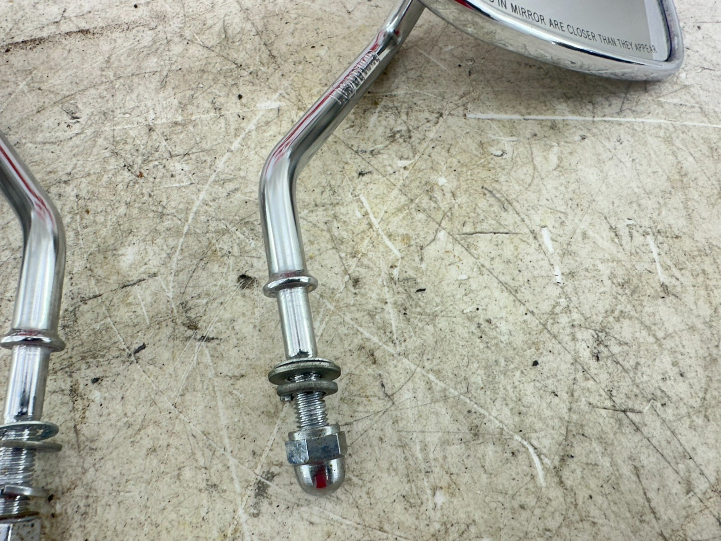 1995 HARLEY SOFTAIL Chrome Mirrors Right Left Mirror