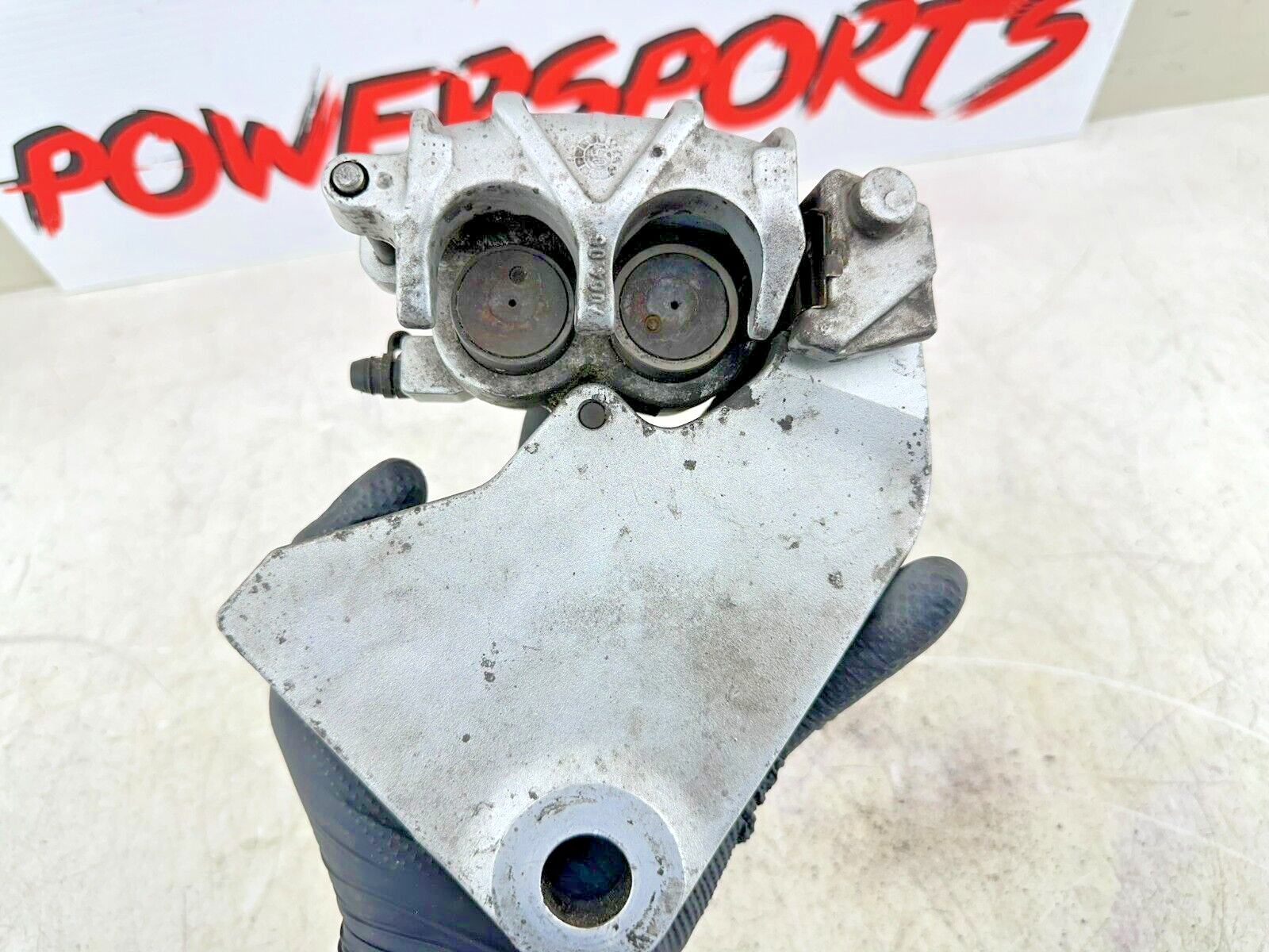 2006 Victory Kingpin Rear Brake Caliper + Mounting Bracket Brembo