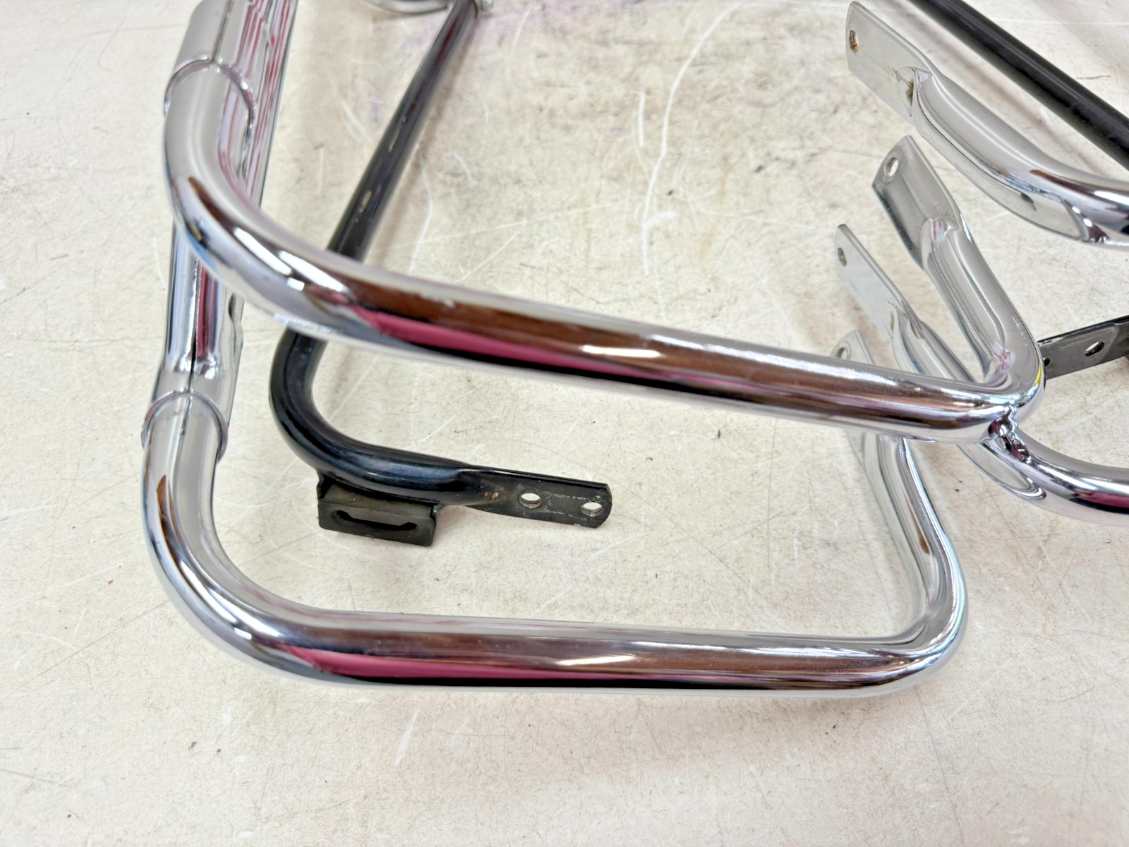 2003 HARLEY ELECTRA GLIDE Chrome Left Right Saddlebag Surround Bumper