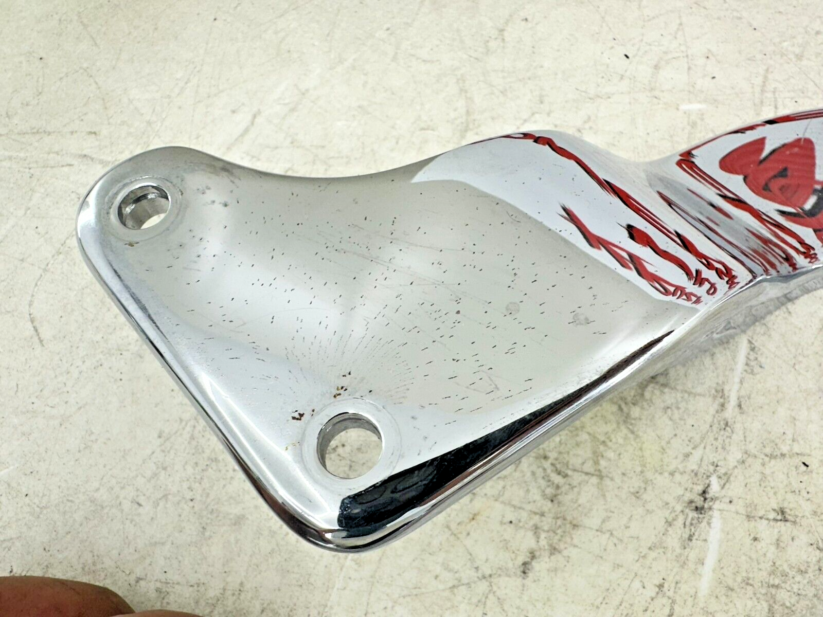 2002 HARLEY SOFTAIL Chrome Rear Fender Strut Arm Bars
