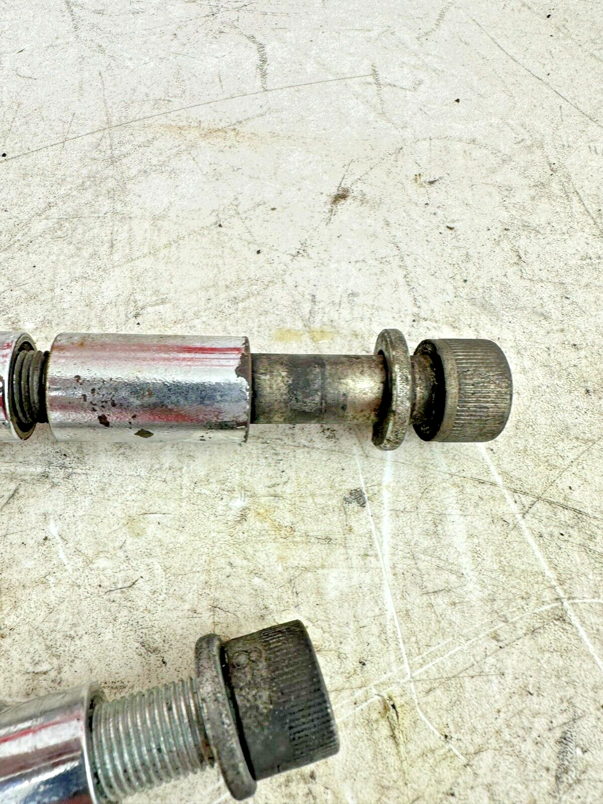 1996 HARLEY DAVIDSON SOFTAIL Passenger Footpeg Mounts OEM Rear Rider Pegs