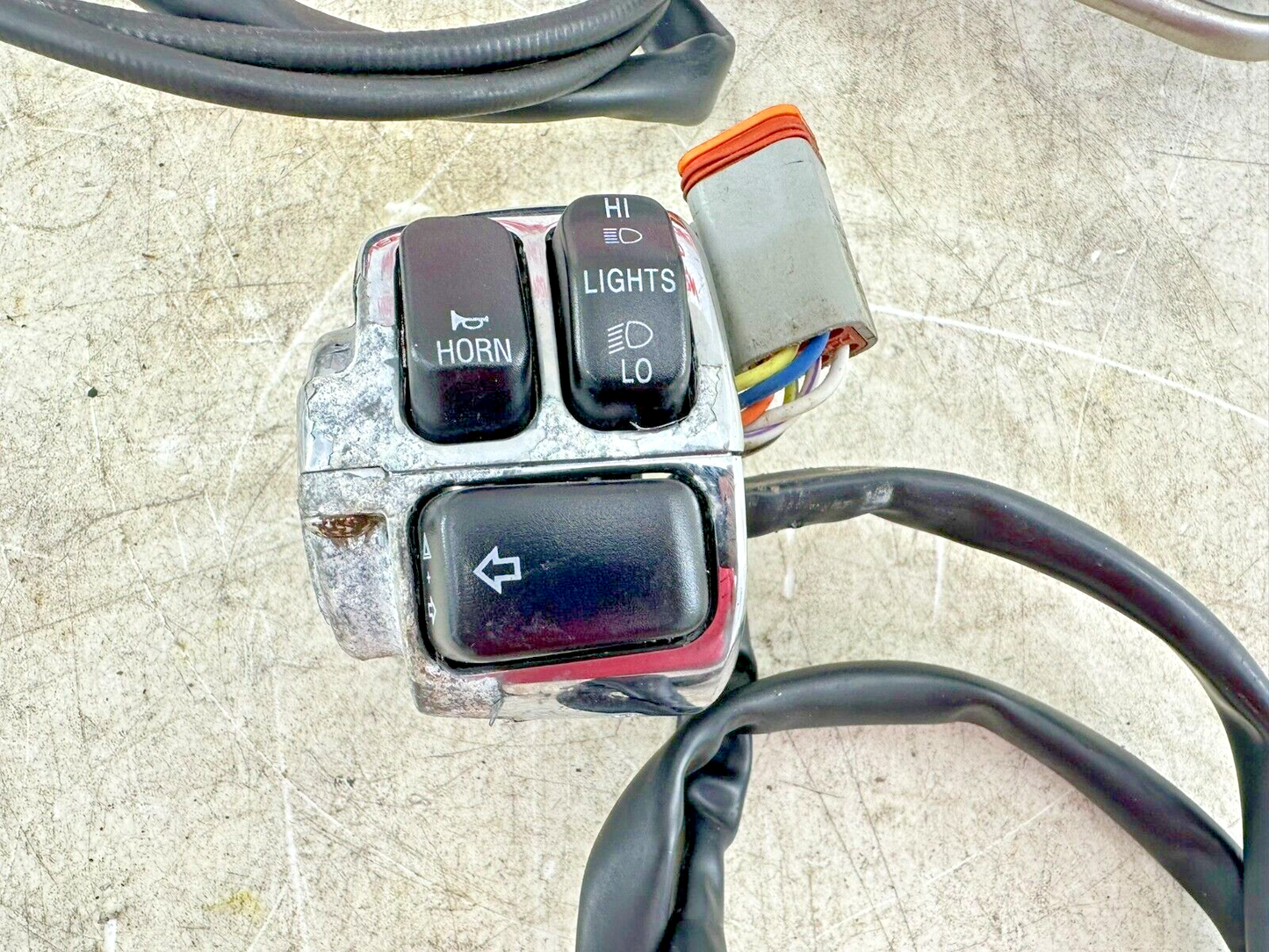 2002 HARLEY SOFTAIL Right Left hand Controls Switch + Throttle Cable