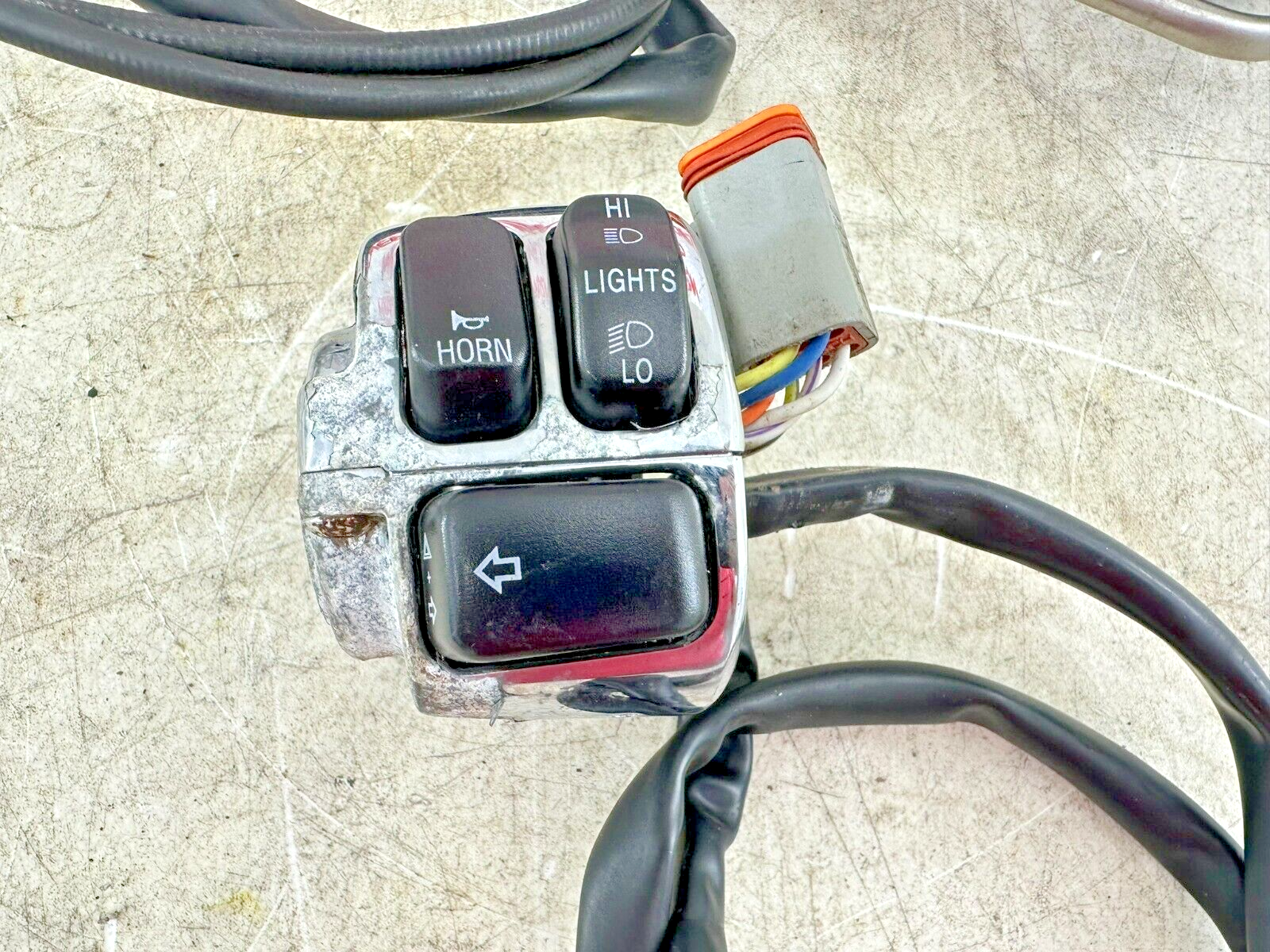2002 HARLEY SOFTAIL Right Left hand Controls Switch + Throttle Cable