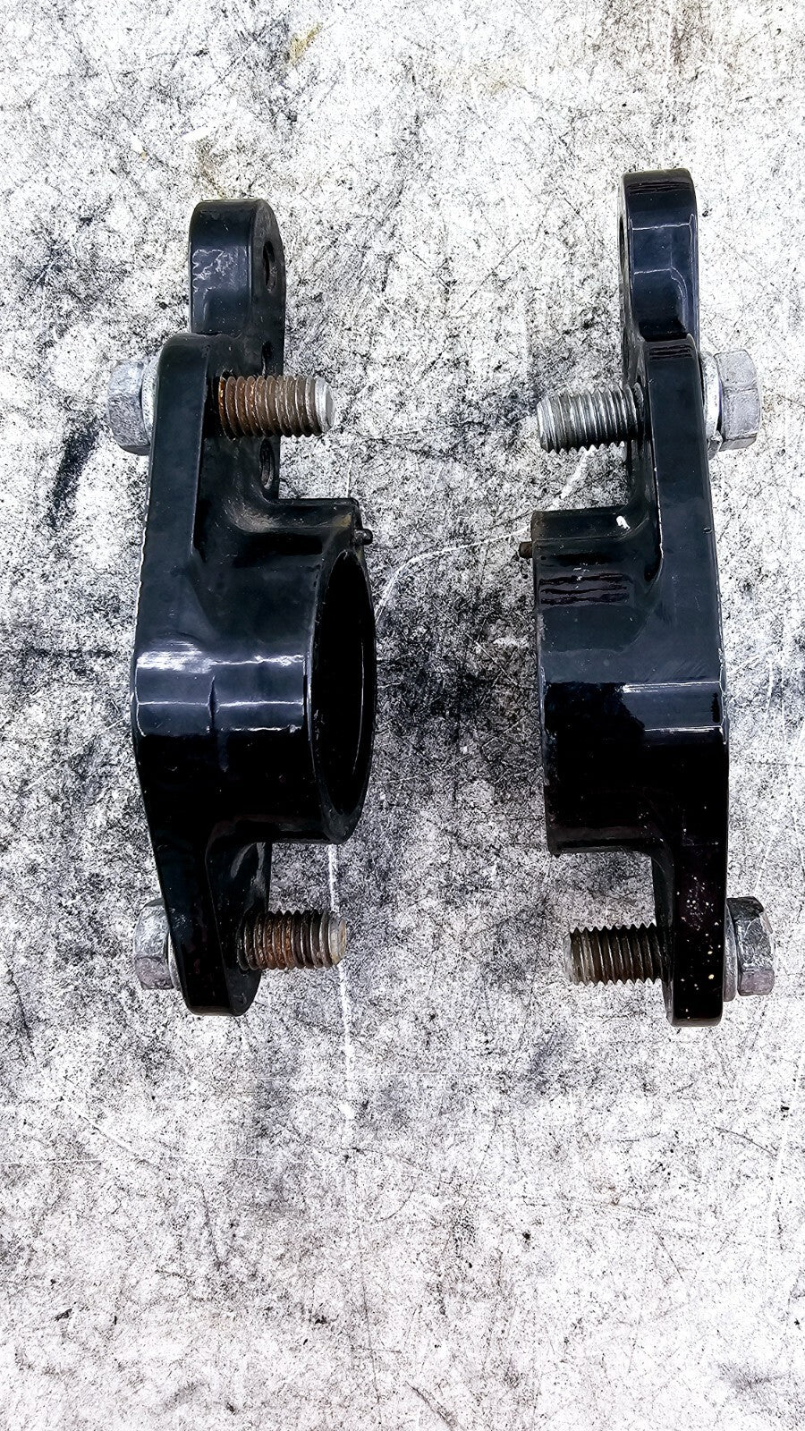 1998 HARLEY FLH ROADKING Rear Fork Swingarm Arm Mount Brackets