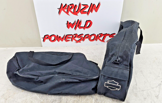 1998 HARLEY FLH ROADKING OEM HD Saddlebag Luggage Liners Travel Pack Set of 2