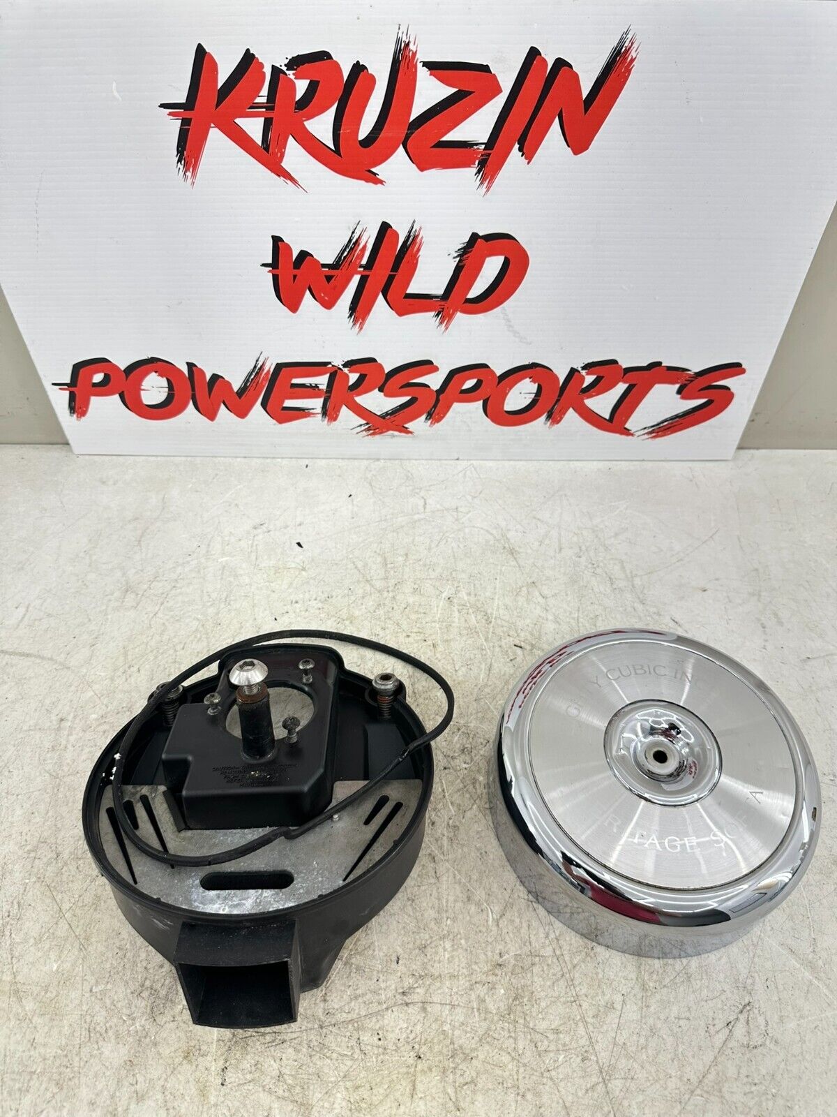 1995 HARLEY SOFTAIL Air Filter Housing Backing Plate + Cover
