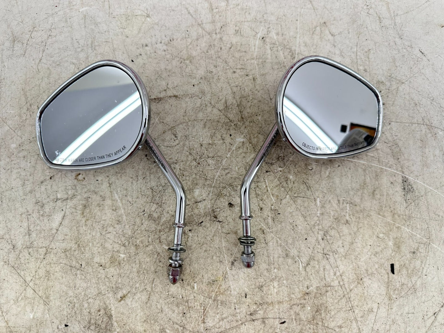 1995 HARLEY SOFTAIL Chrome Mirrors Right Left Mirror
