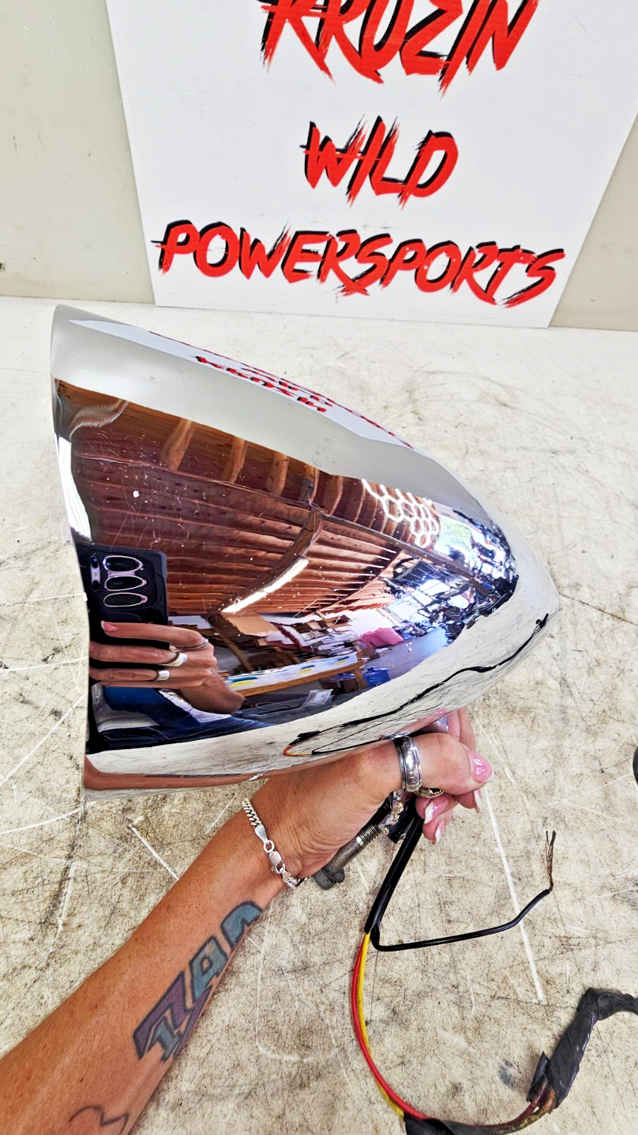 2000 HARLEY SOFTAIL DEUCE Front Headlight Head Light Lamp LED Bulb