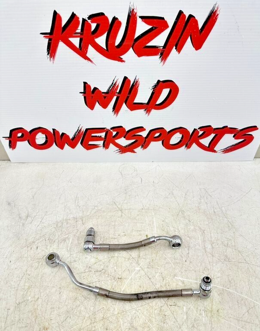 1999 HARLEY FLH ELECTRA GLIDE OEM HD Braided Fuel Lines Pipes