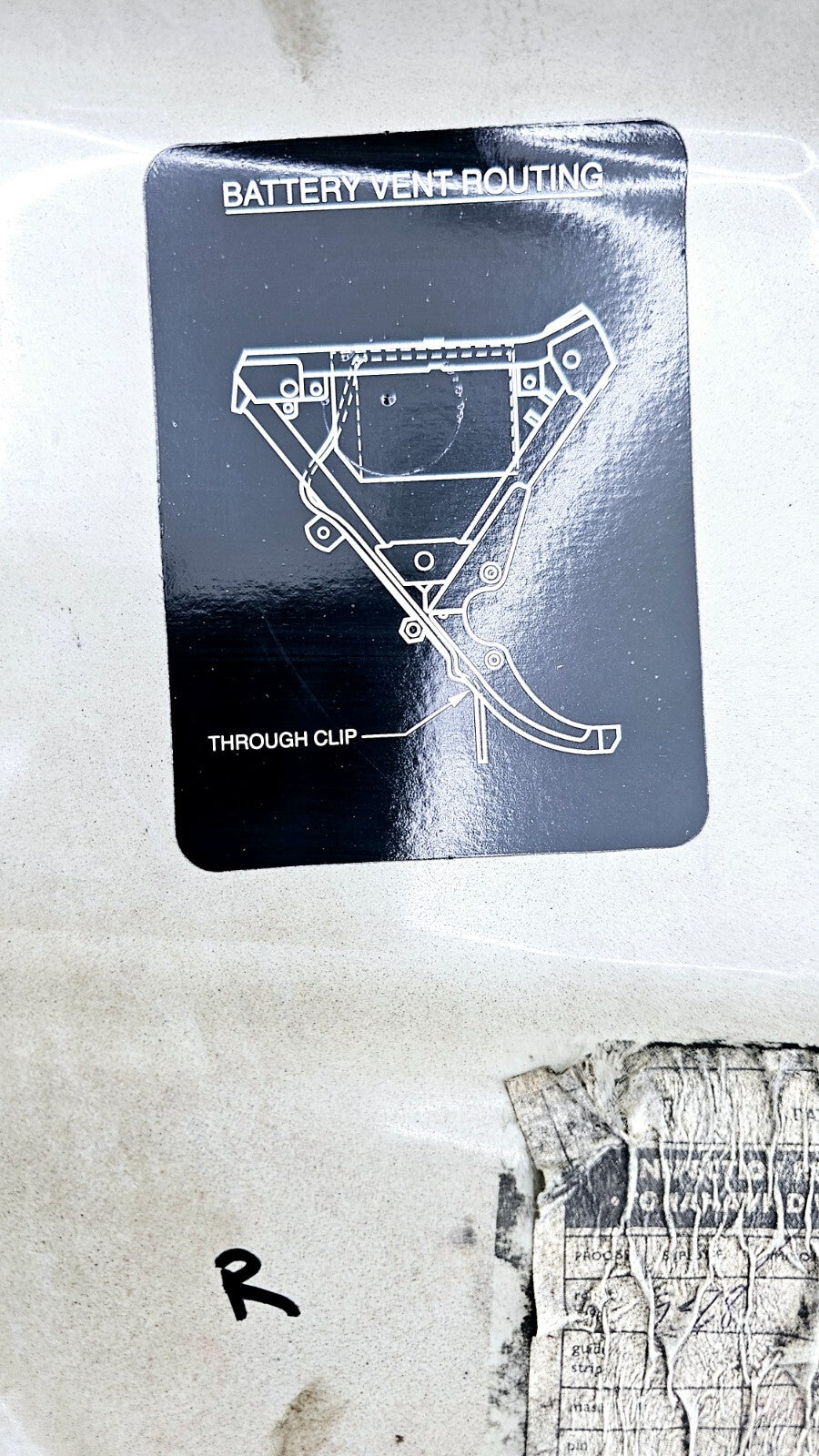 1998 HARLEY FLH ELECTRA GLIDE Right Side Cover Fairing Panel Cowl RED BLACK OEM