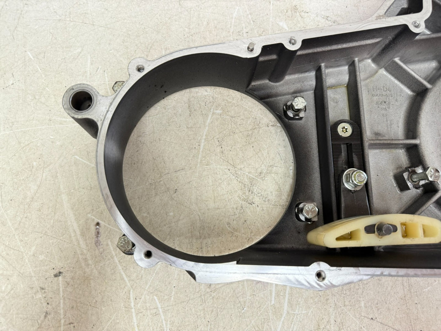 2003 HARLEY ELECTRA GLIDE Inner Primary Clutch Backing Plate Case Housing