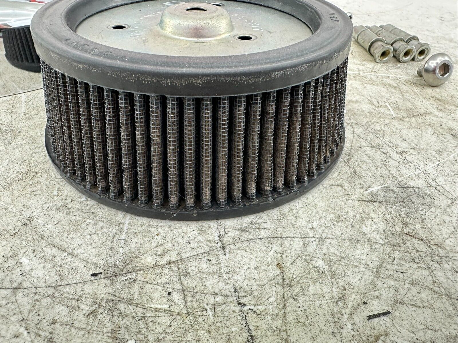 2002 HARLEY SOFTAIL OEM HD Intake Housing Backing Plate Air Filter
