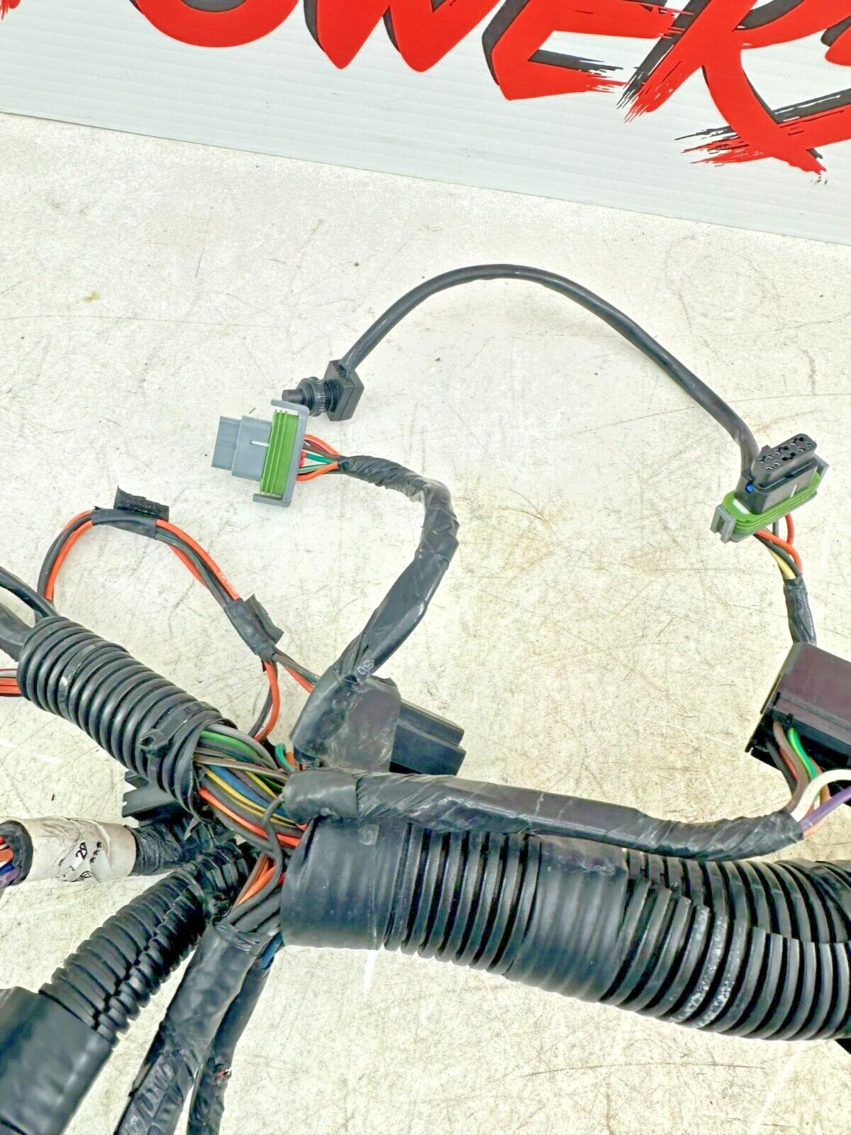 2007 Harley Electra Glide CVO Fairing Batwing Wire Wiring Interconnect Harness