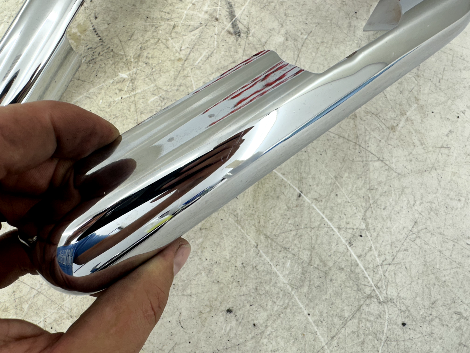 2003 HARLEY ELECTRA GLIDE classic Chrome Rear Fender Frame Strut Arm Bar Cover