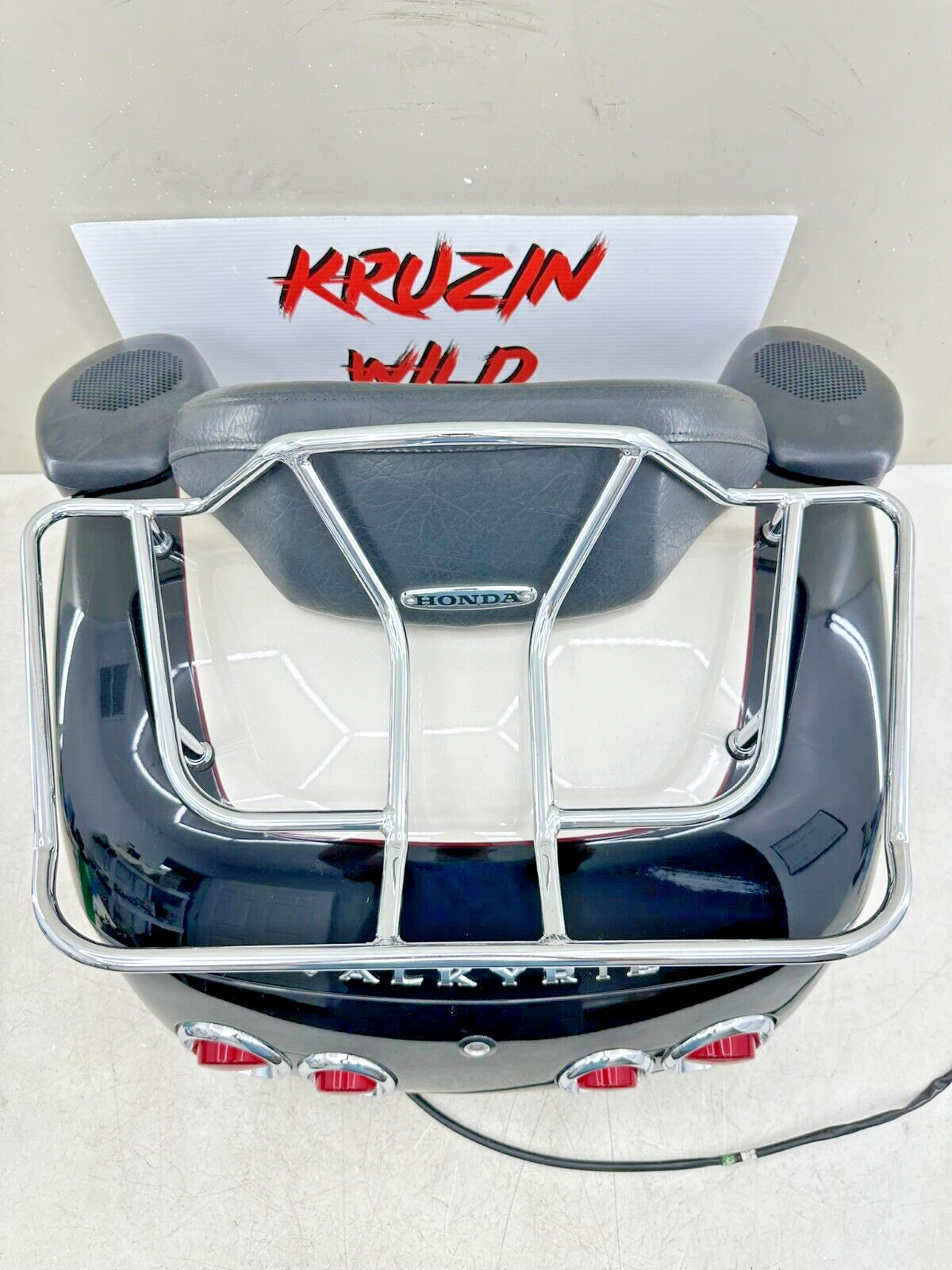 1999 HONDA VALKYRIE INTERSTATE OEM Trunk Tour Pack Top Box + Luggage Rack