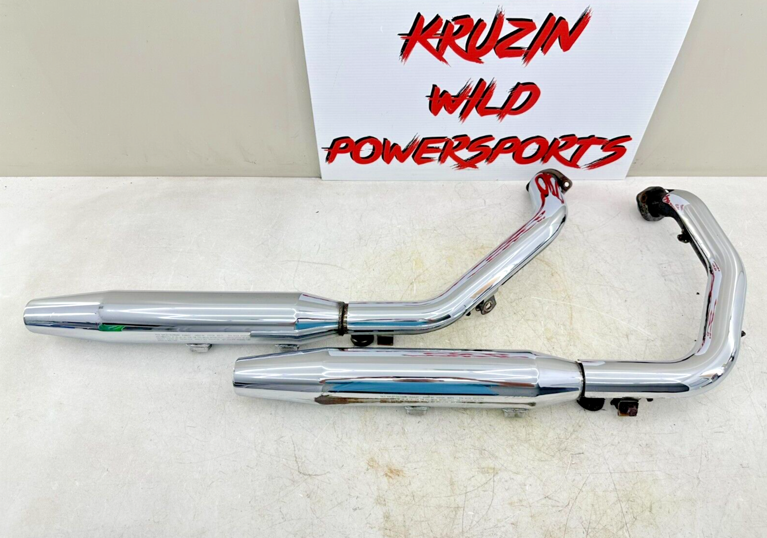 2004 UP HARLEY DAVIDSON SPORTSTER Exhaust System Header Pipes + Muffler