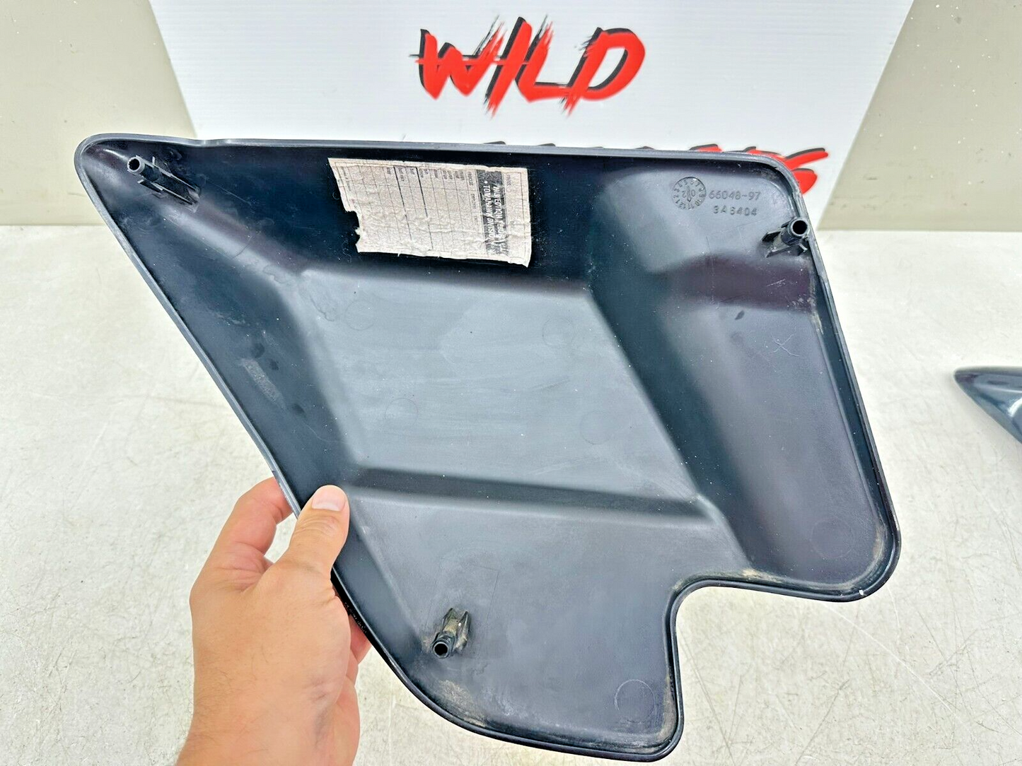 2003 HARLEY ELECTRA GLIDE classic Right Side Cover Black Anniversary Paint