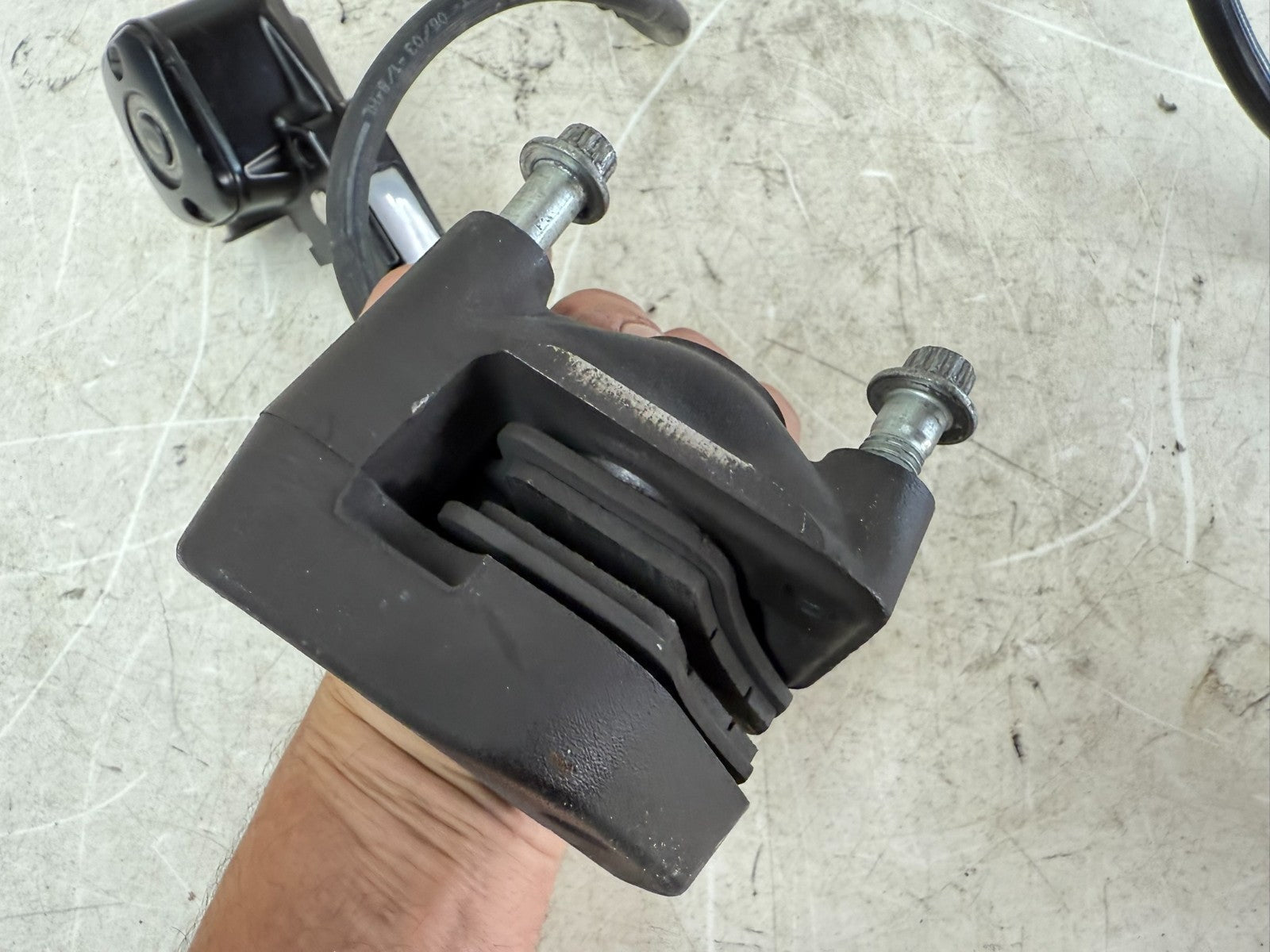 2003 HARLEY ELECTRA GLIDE Front Brake Master Cylinder Dual Caliper Hose