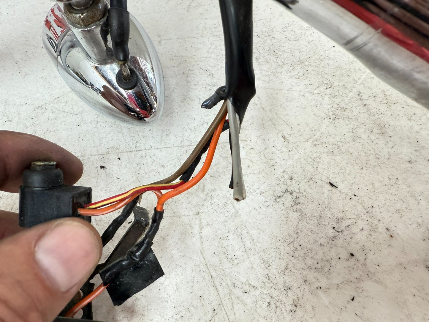 1997 HARLEY DAVIDSON SOFTAIL OEM Handlebar Handle Bars + Turn Signal Hidden Wire