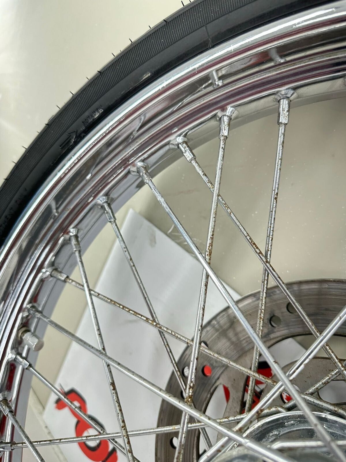 2003 HARLEY SOFTAIL 21" Front Wheel Rim (New) Tire
