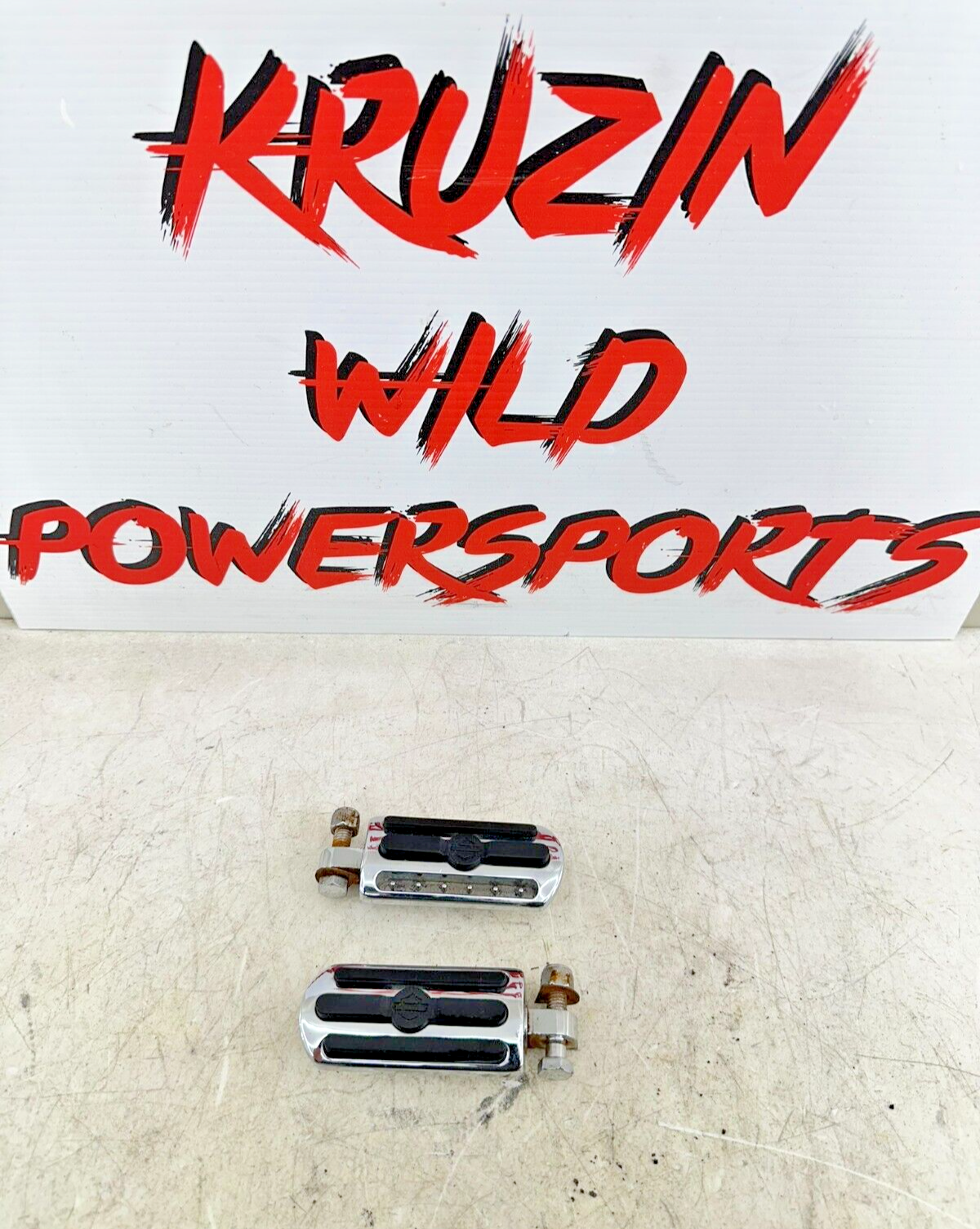 2001 HARLEY SOFTAIL Chrome HD Footpegs Foot Peg