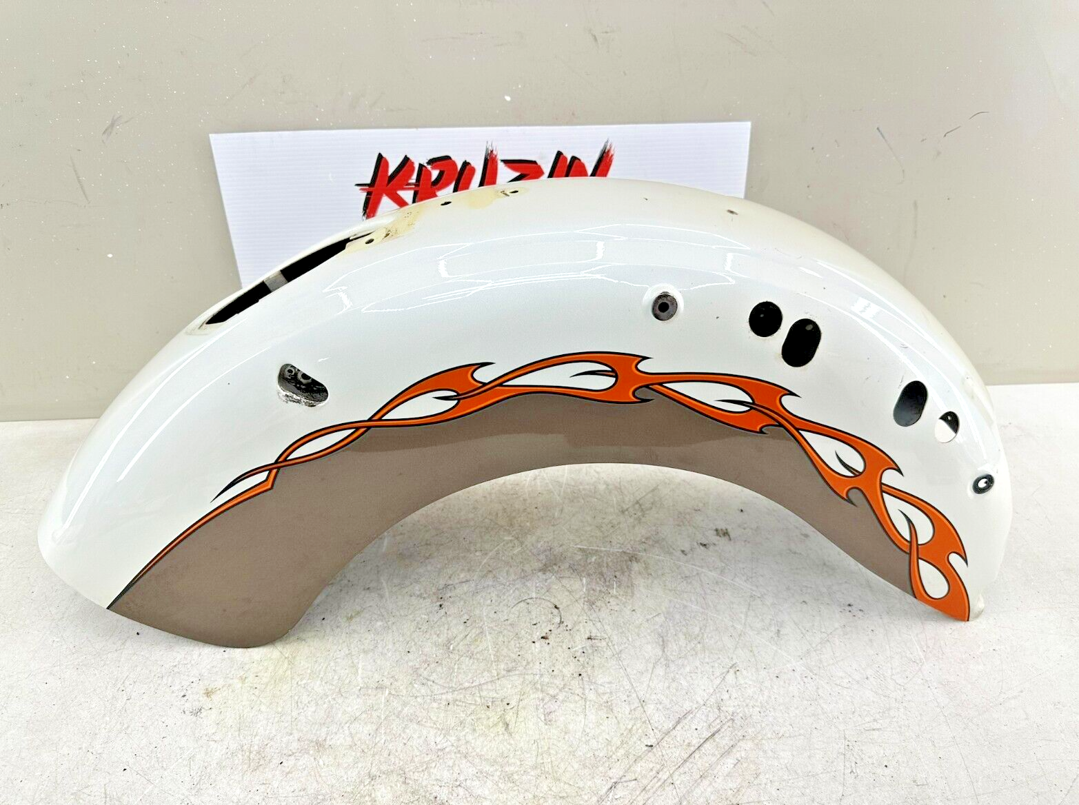 2006 Victory Kingpin Rear Fender OEM Arlen Ness Flame