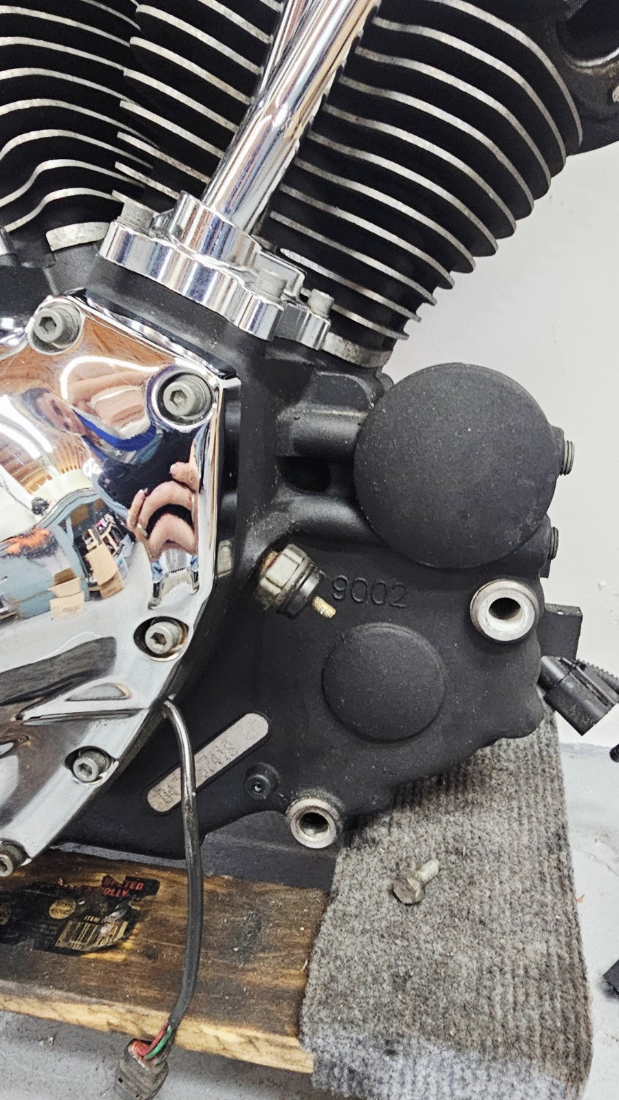 2000 HARLEY SOFTAIL DEUCE Twin Cam B Engine Motor See Video 88ci 1450 RUNS GREAT
