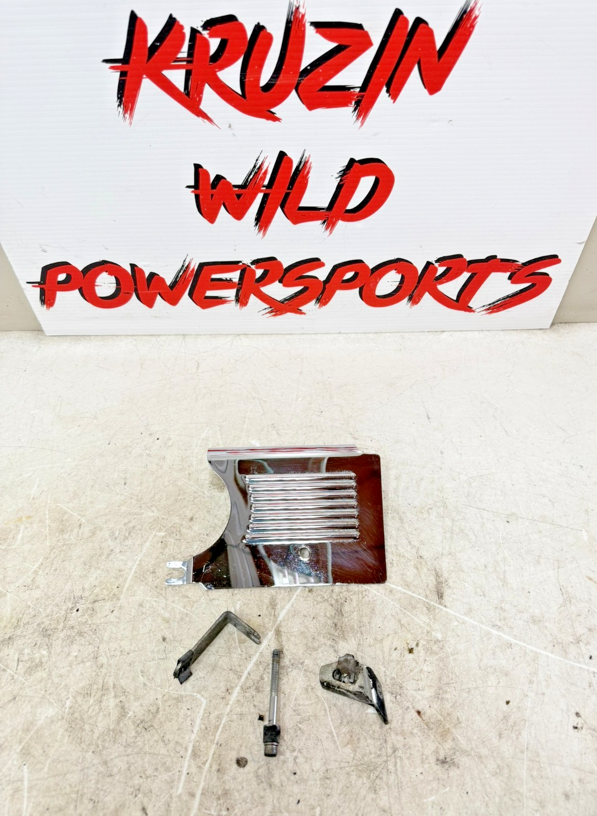 1997 HARLEY DAVIDSON SOFTAIL Chrome Transmission Oil Pump Cover