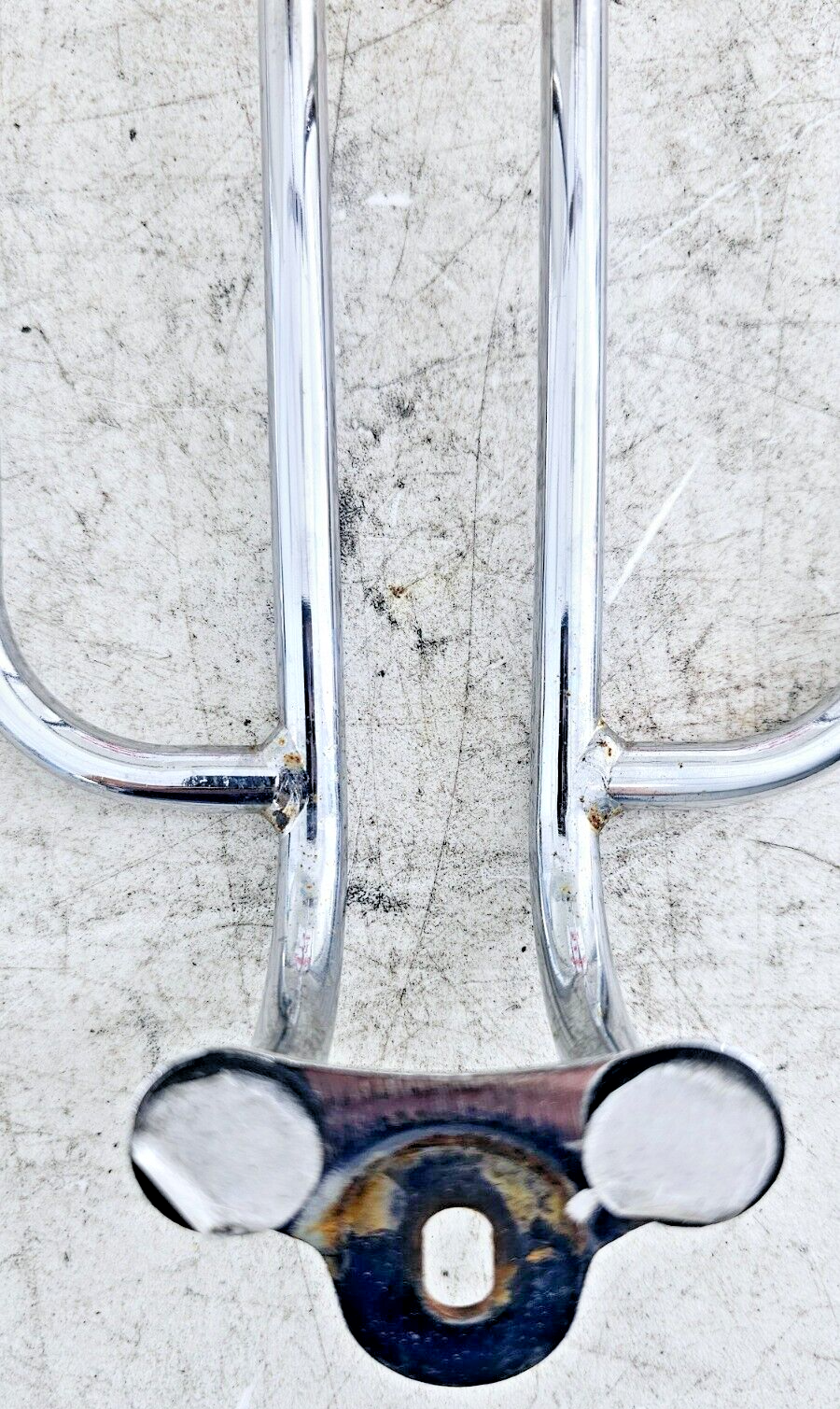1999 HARLEY DYNA CONVERTIBLE Chrome Rear Fender Luggage Rack