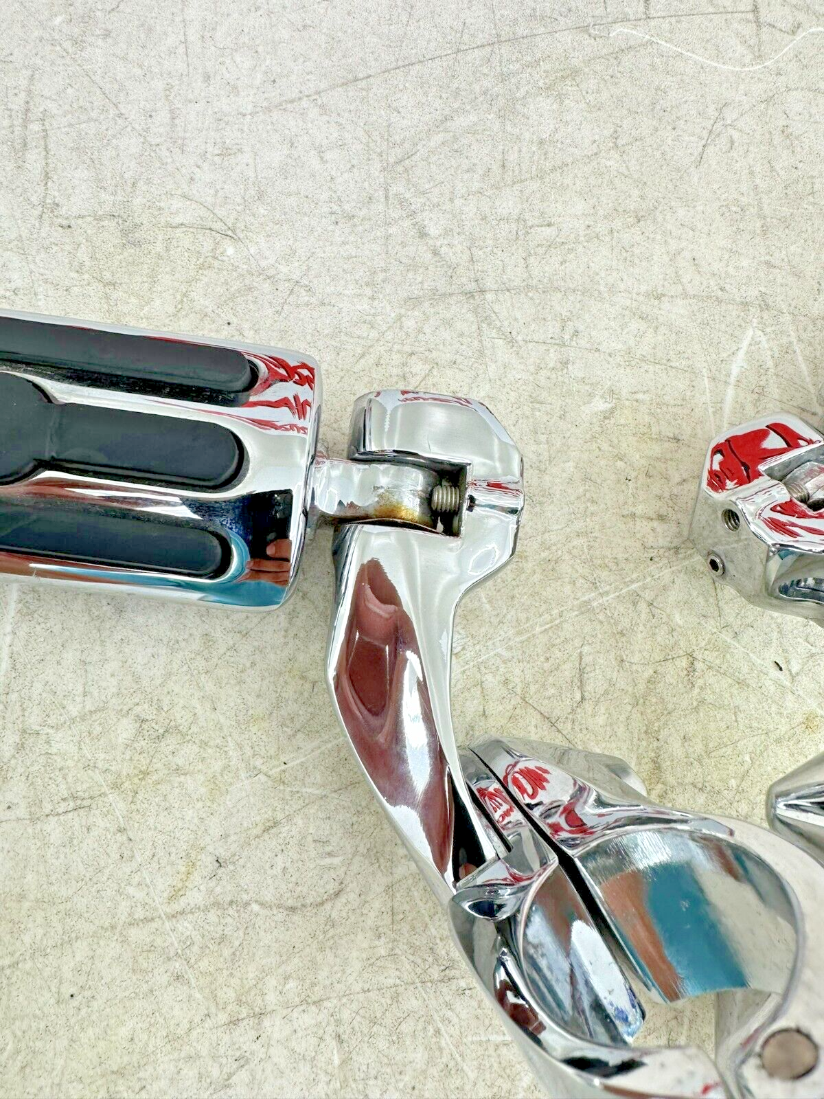 2003 HARLEY ELECTRA GLIDE classic Chrome Highway Footpeg Rest Pads