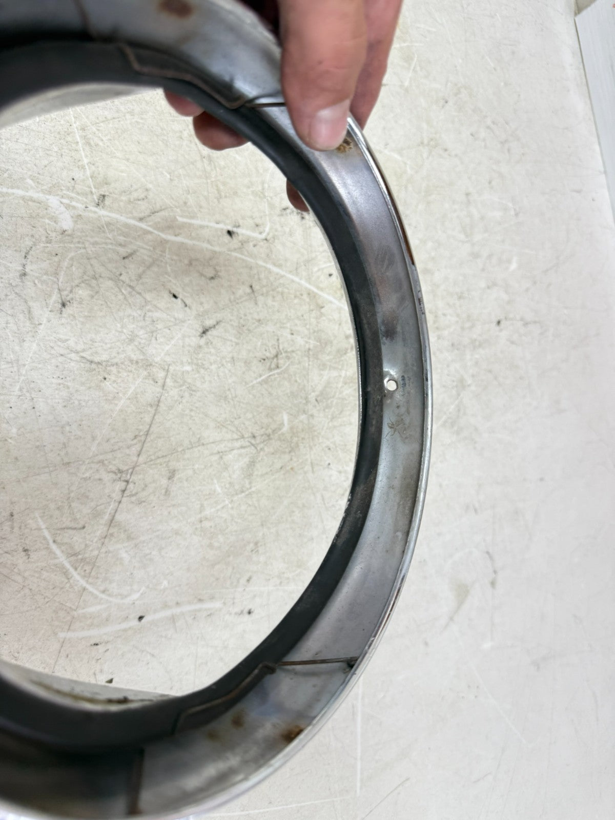 2003 HARLEY ELECTRA GLIDE Headlight Chrome Trim Ring & HD Visor