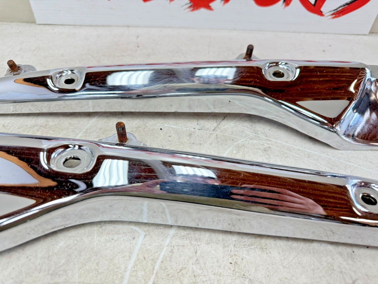 2001 HONDA VALKYRIE INTERSTATE Rear Fender Frame Bar Trunk Bracket Chrome