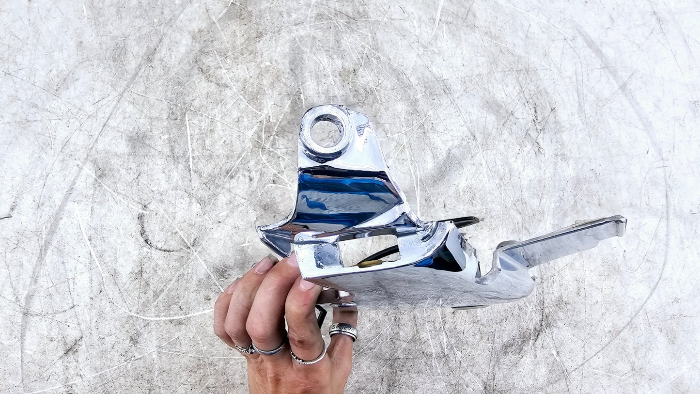 1999 HONDA VALKYRIE INTERSTATE Chrome Center Seat Lock Cover Fairing Panel