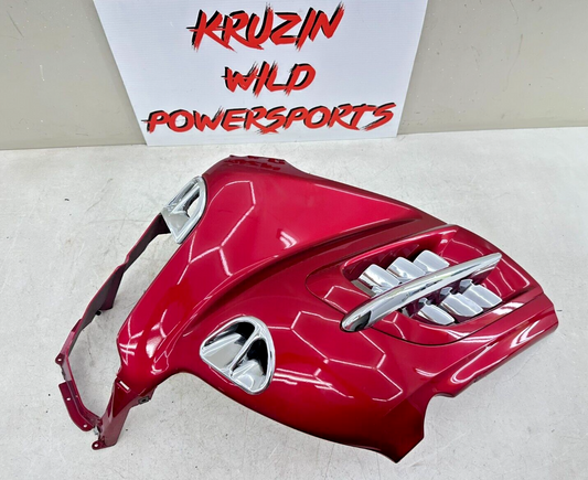 2004 Honda Goldwing GL1800 Red Left Side Headlight Mid Fairing Cowl Panel
