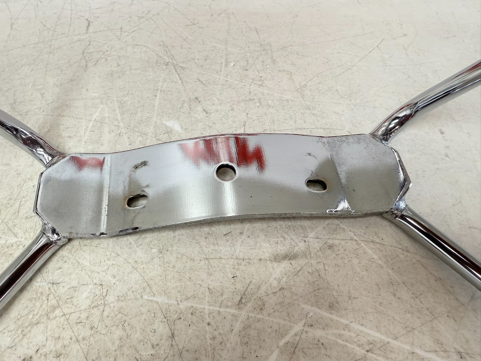 2003 HARLEY ELECTRA GLIDE Chrome Passenger Grab Bar Handle Frame