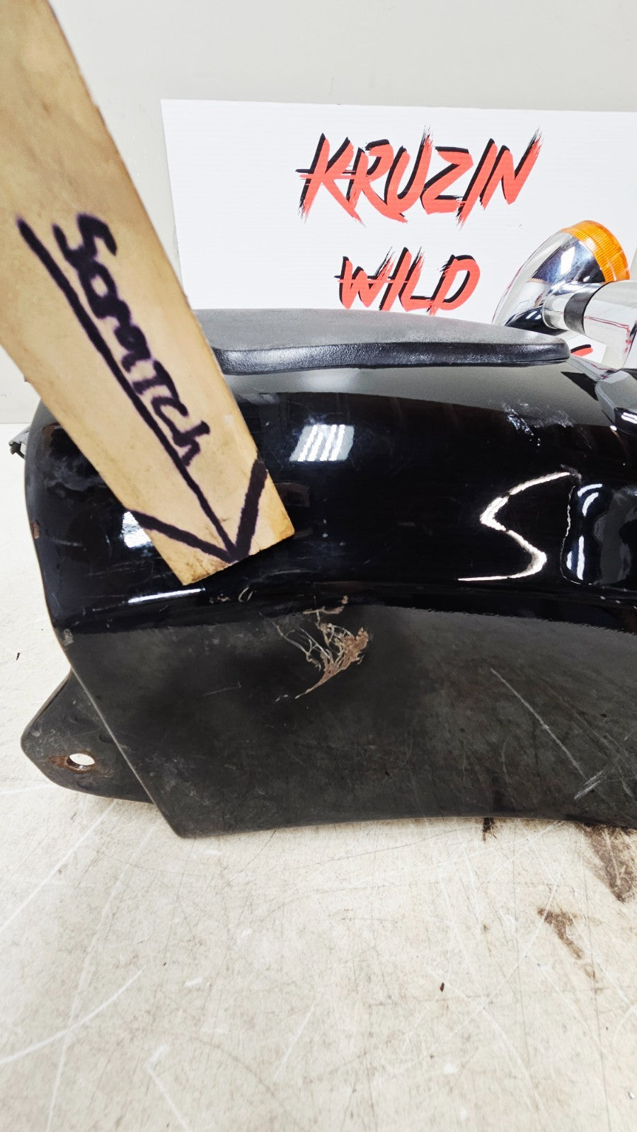 2000 HONDA VALKYRIE INTERSTATE Rear Back Fender Mudguard Turn Signal Light