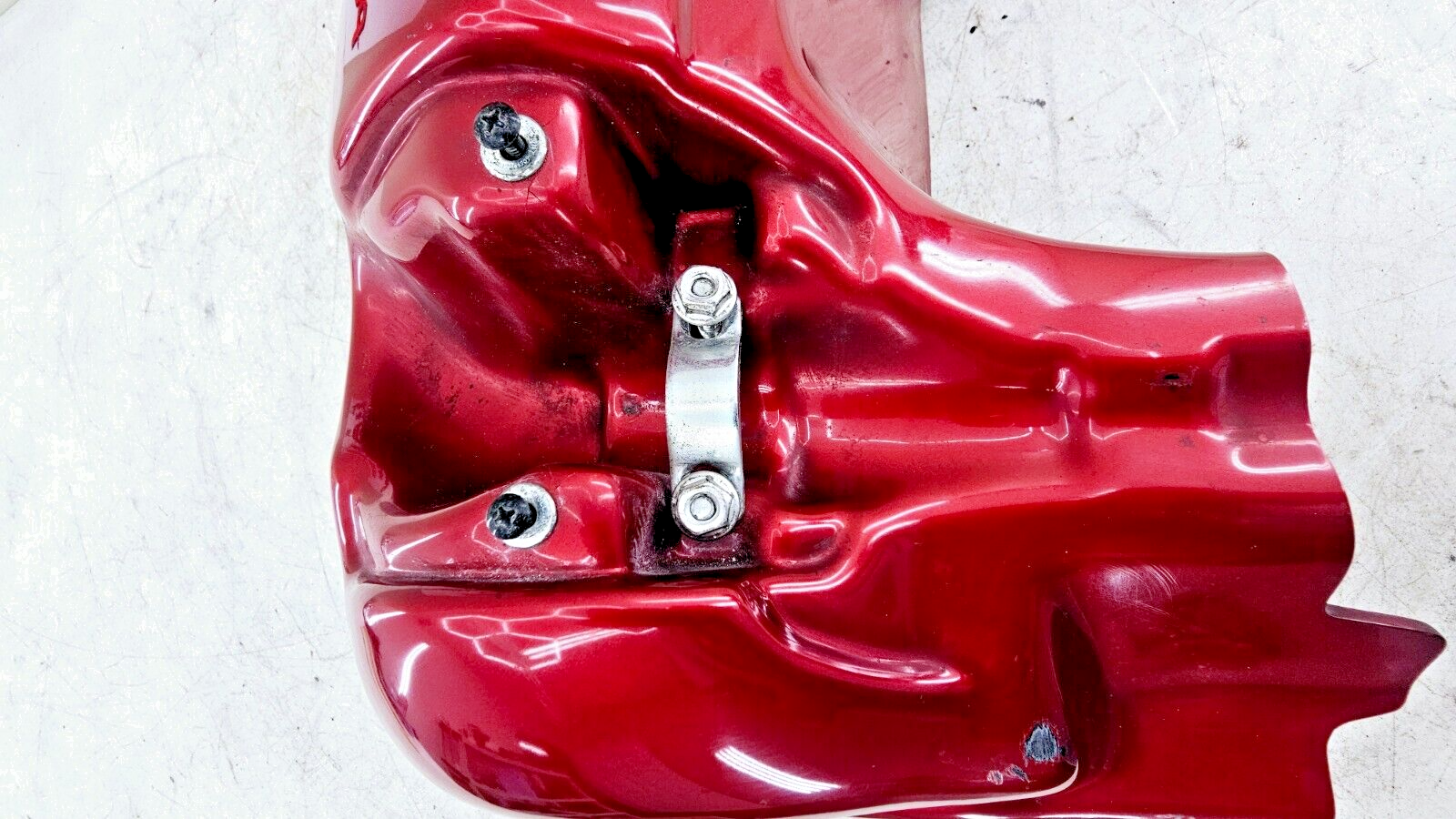 1998 HARLEY FLH ELECTRA GLIDE Left Lower Leg Fairing Cowl Panel RED BLACK OEM HD