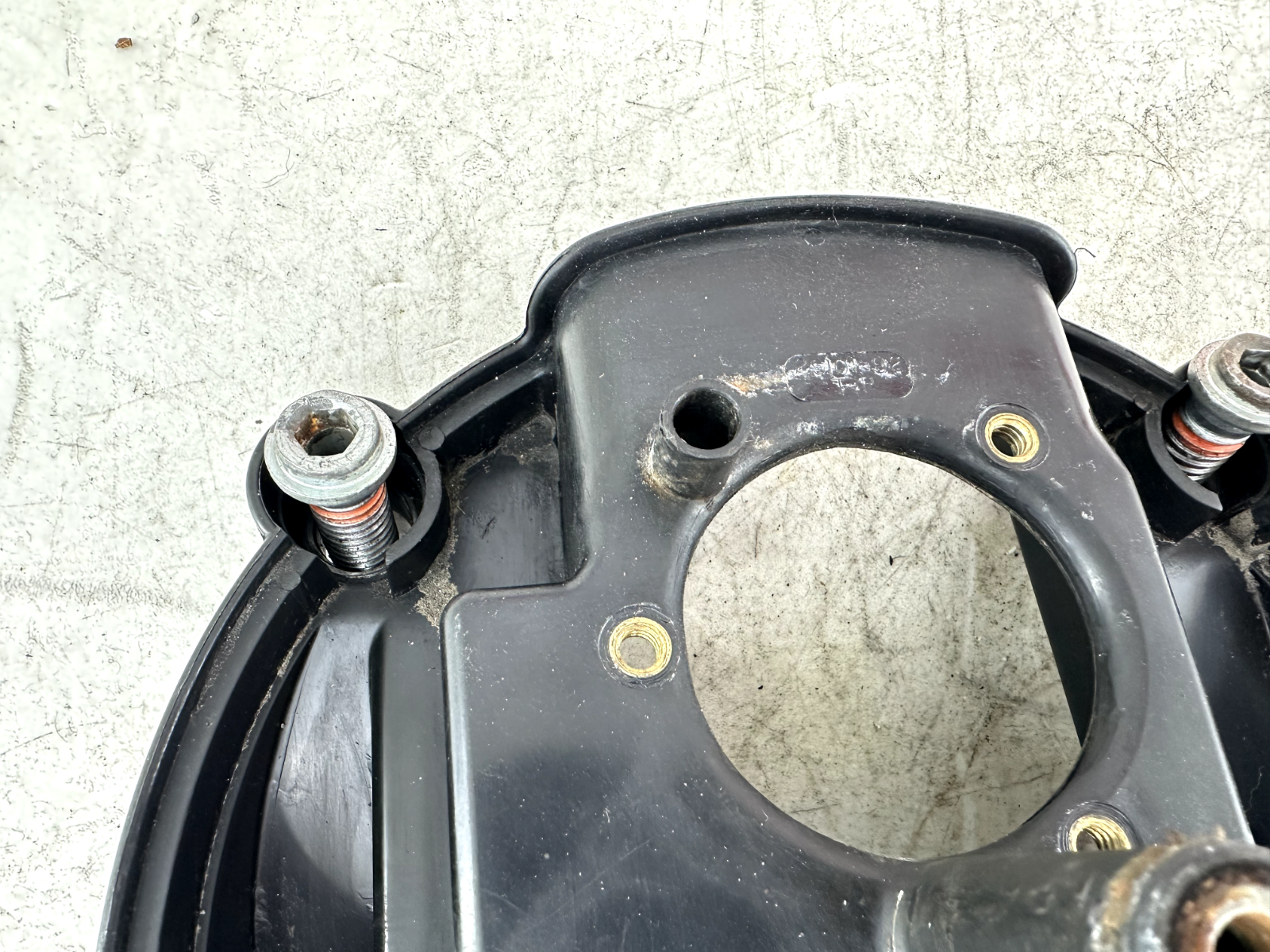 1997 HARLEY DYNA Air Filter Housing Cover + Backing Plate Live To Ride