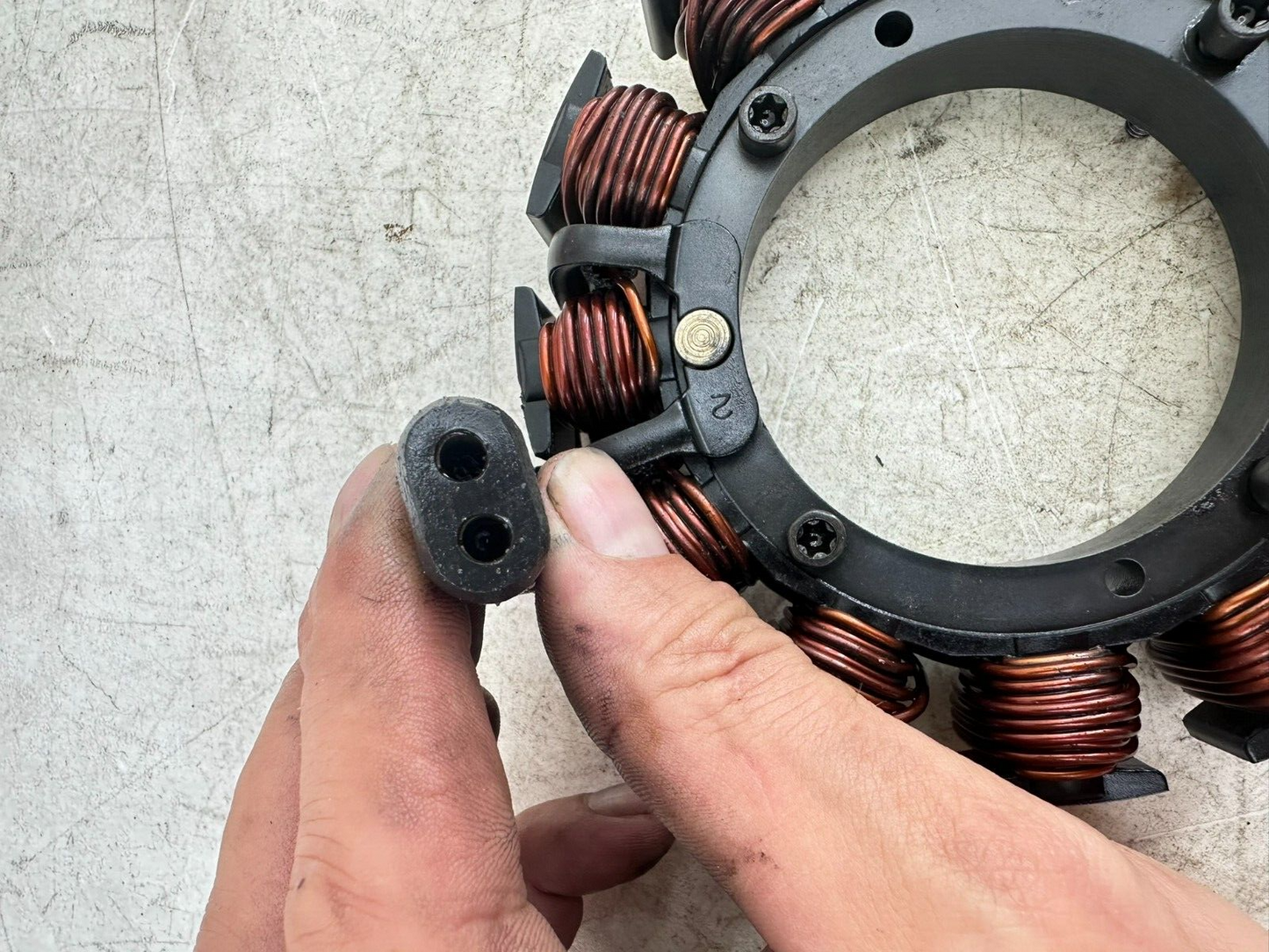 1999 HARLEY SOFTAIL OEM HD Stator Charging System Alternator