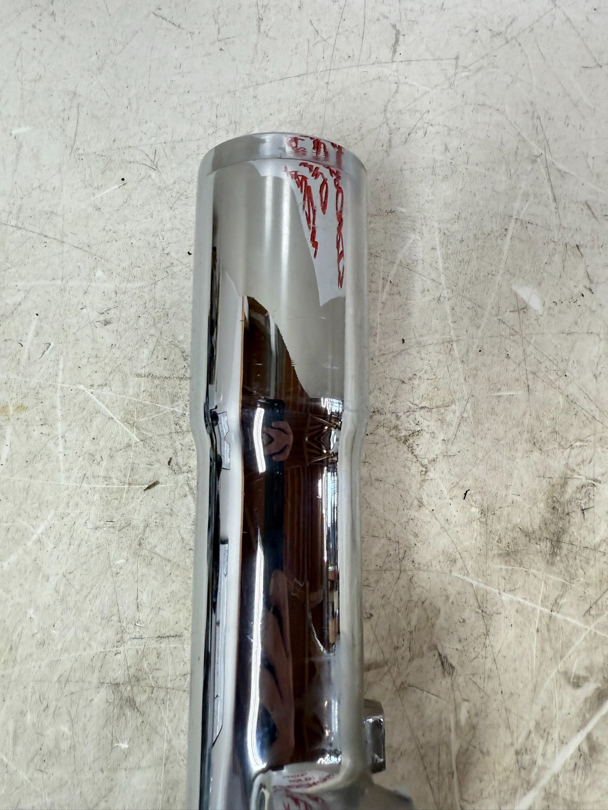 1997 HARLEY DAVIDSON SOFTAIL 41mm Left Chrome Fork Leg Tube Lower Slider