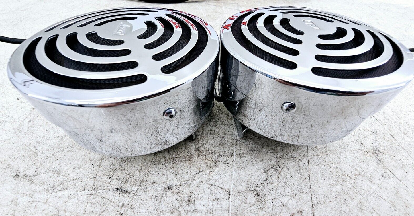 1999 HARLEY DYNA CONVERTIBLE J&M Handlebar Mounted Stereo Radio Bluetooth