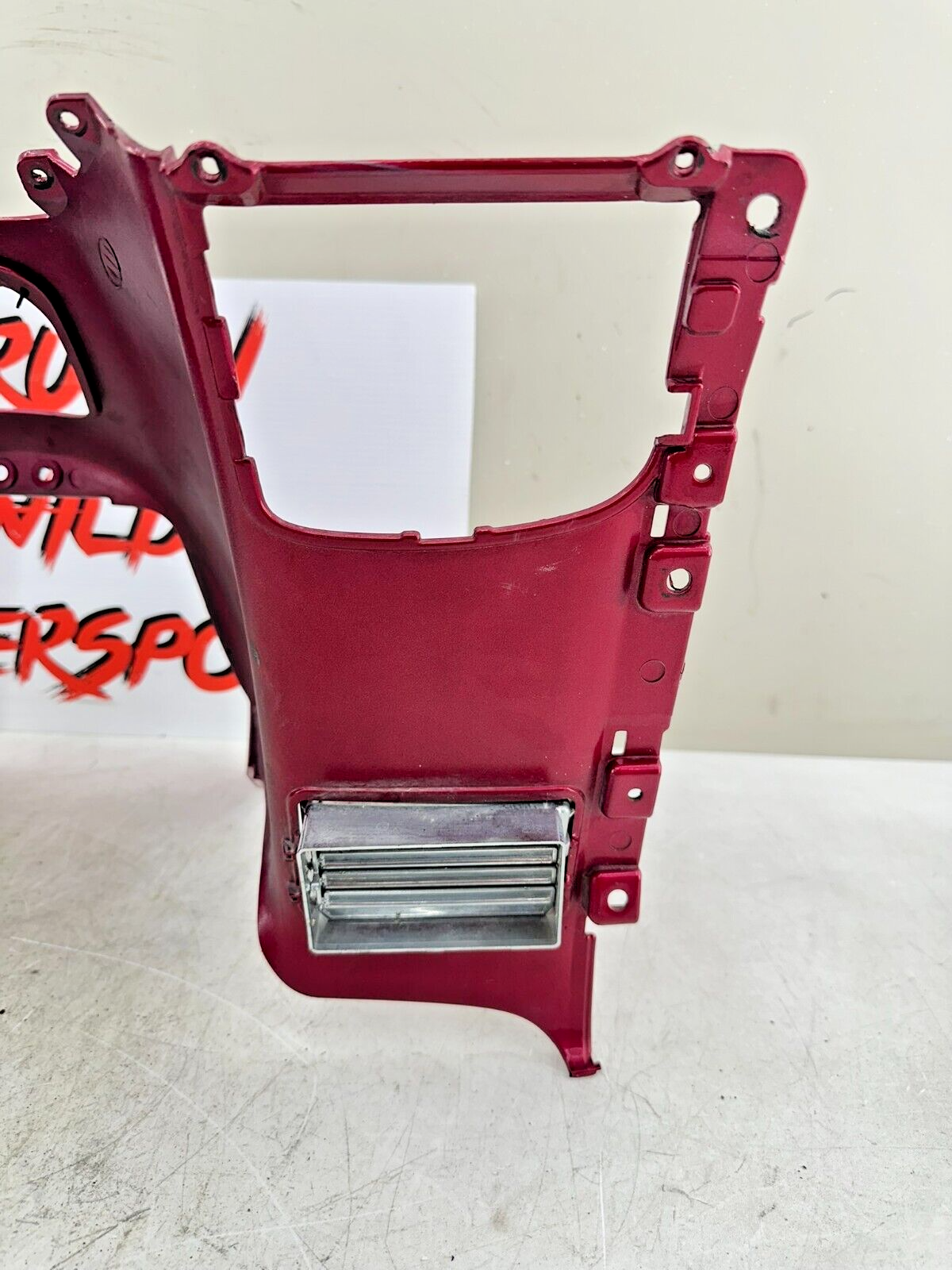 2004 Honda Goldwing GL1800 Top Shelter Fairing Cowl Panel Red