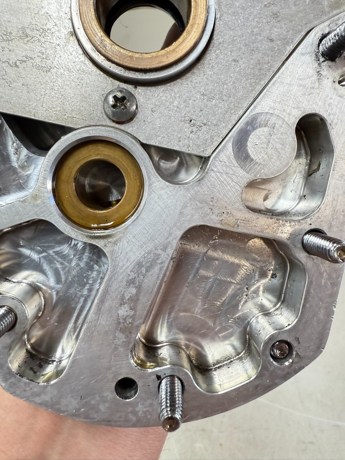 1997 HARLEY DAVIDSON SOFTAIL EVO Billet Aluminum Engine Nose Cone Cam Cover S&S?