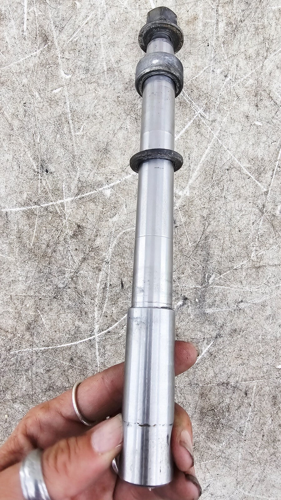 2000 Harley Davidson Sportster Front Wheel Axle Bolt Shaft Straight