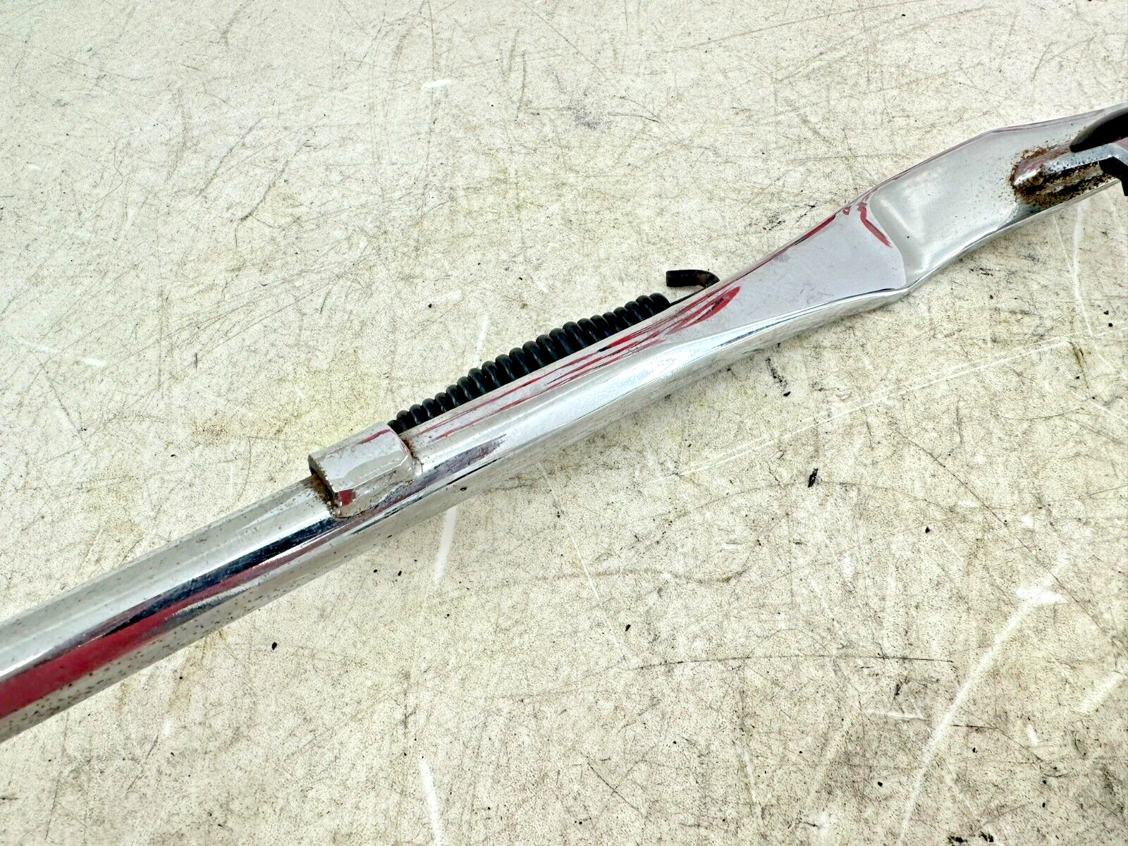 2006 HARLEY SOFTAIL DELUXE OEM HD Chrome Kickstand Kick Side Stand