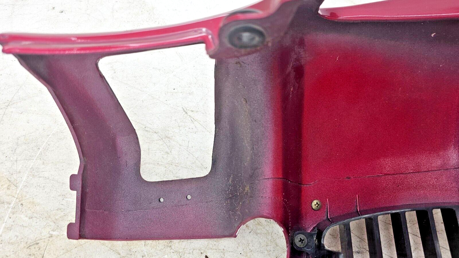 1993 HONDA GOLDWING GL1500 Right Side Lower Fog Light Fairing Cowl Panel Red