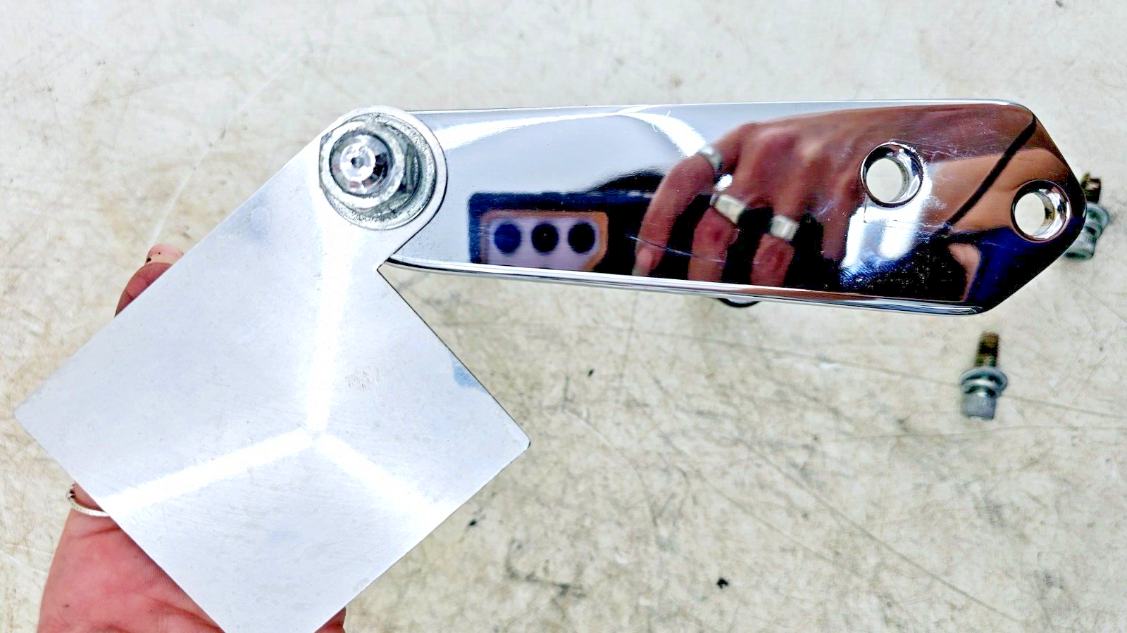 1999 HARLEY DYNA CONVERTIBLE Chrome Front Highway Forward Pegs MTG Bracket